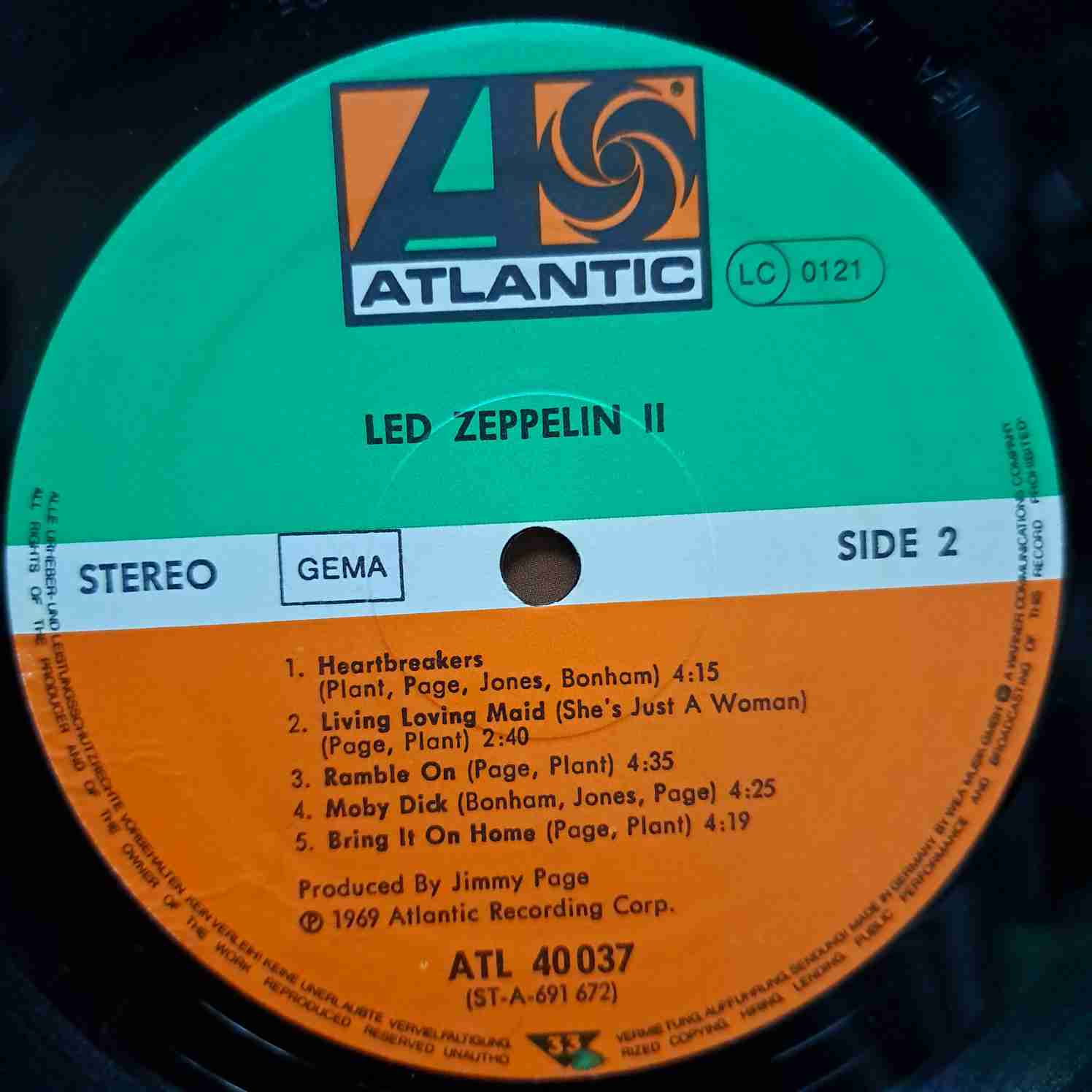 Led Zeppelin – Led Zeppelin II – Disc Vinil LP VG+ (lotI)