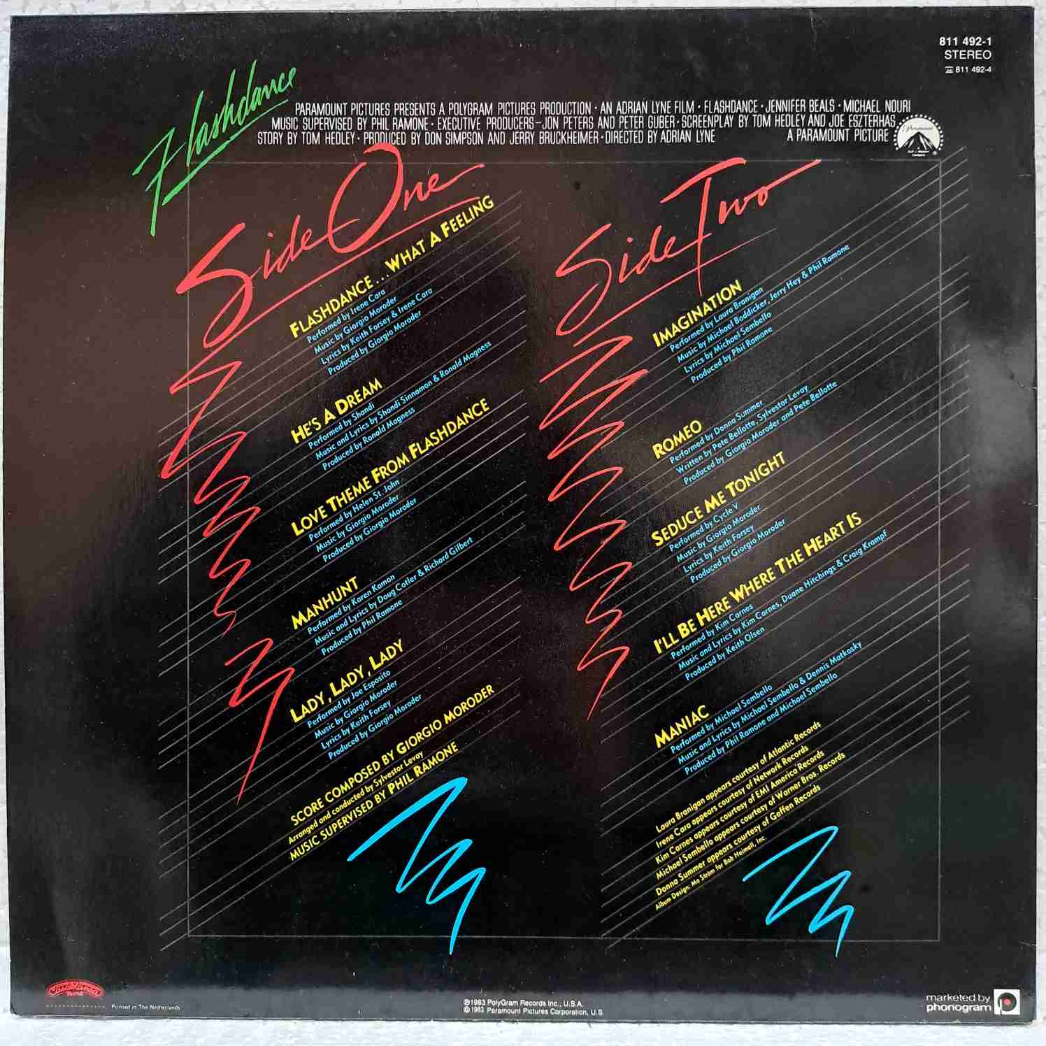 Flashdance Disc Flashdance (Original Soundtrack From The Motion Picture) – Donna Summer ...