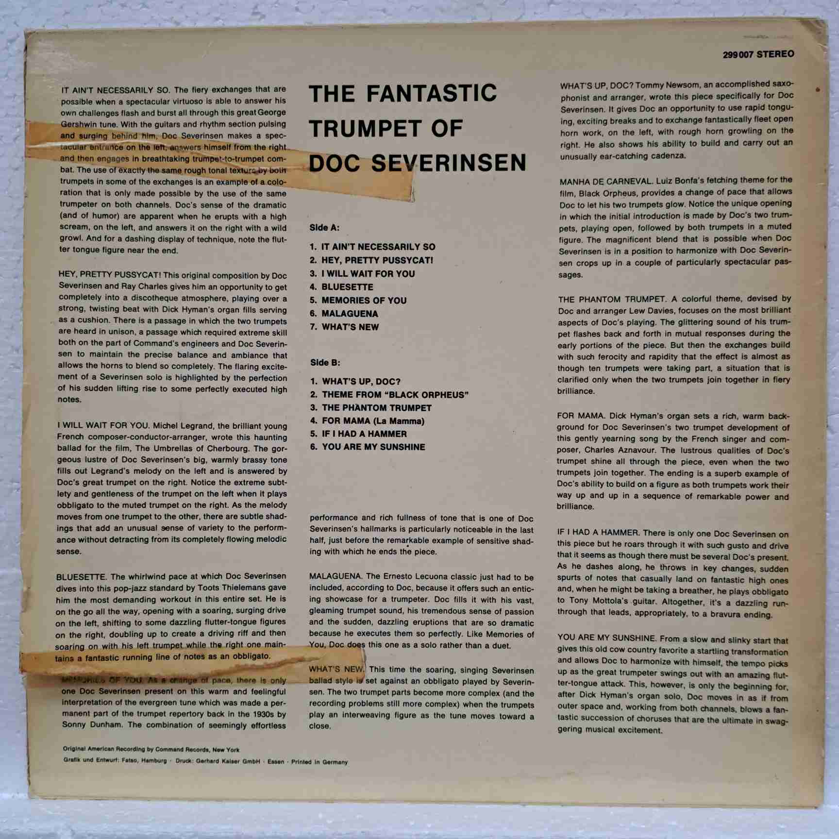 Doc Severinsen – The Fantastic Trumpet Of Doc Severinsen