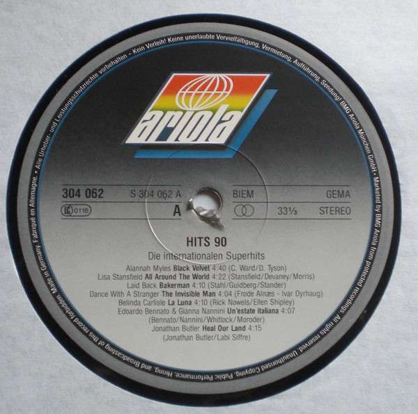 Hits 90 - Disc VINIL 2LP (lotP) » sunetretro.ro