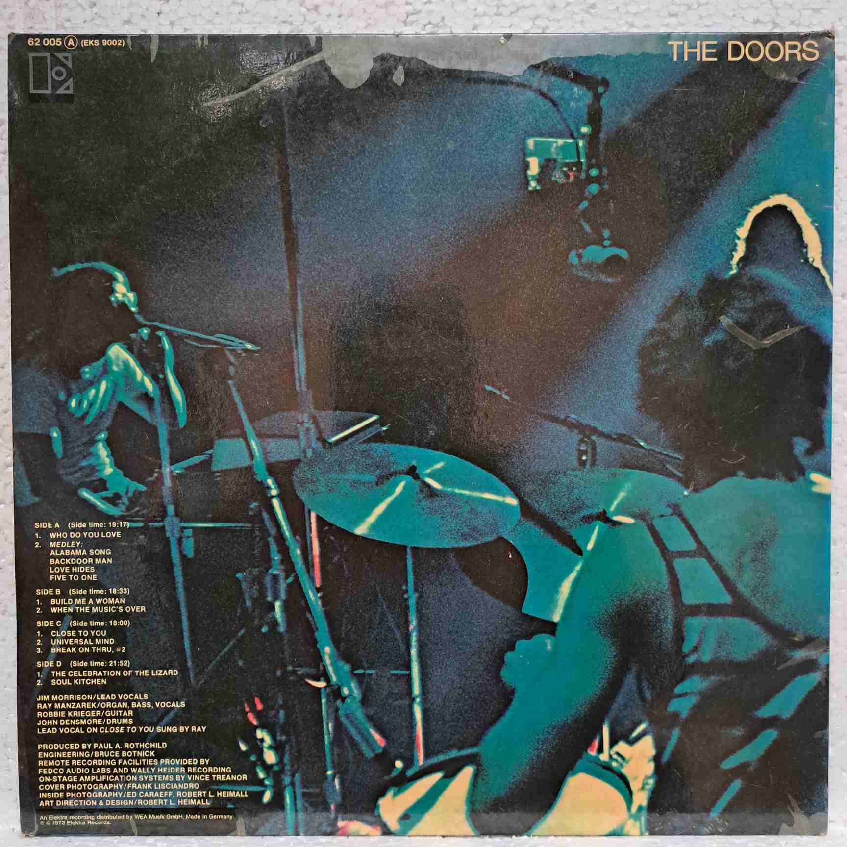 The Doors – Absolutely Live – Disc VINIL 2LP VG+
