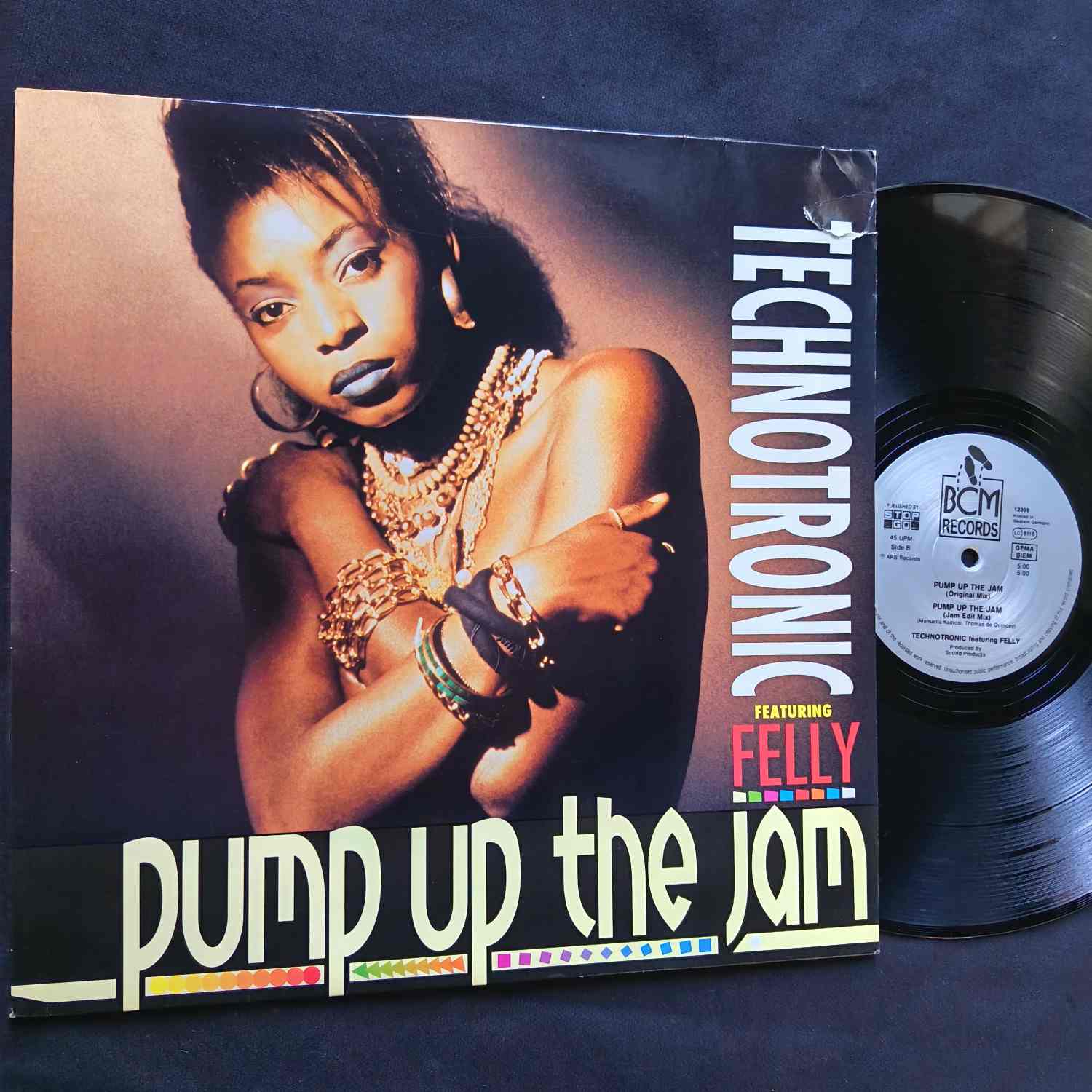 Technotronic Featuring Felly – Pump Up The Jam - MAXI VG+